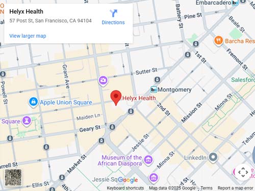 Directions to Helyx Health in San Francisco, CA