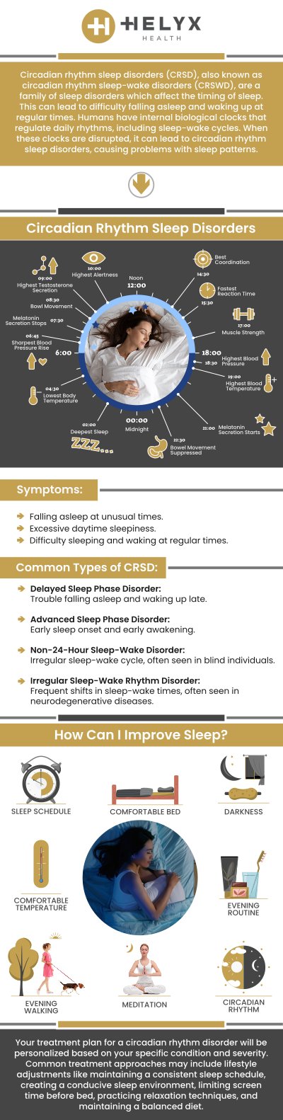 Looking for circadian rhythm conditions treatment near me? Helyx Health specializes in the diagnosis and treatment of circadian rhythm conditions. Our experienced team, led by Dr. Tony Masri, MD, offers personalized treatment plans tailored to your specific needs to optimize sleep quality and overall well-being. For more information, contact us or schedule an appointment online today. We serve patients across the state of California including locations in San Francisco, Palo Alto, and Beverly Hills, CA. Looking for circadian rhythm conditions treatment near me? Helyx Health specializes in the diagnosis and treatment of circadian rhythm conditions. Our experienced team, led by Dr. Tony Masri, MD, offers personalized treatment plans tailored to your specific needs to optimize sleep quality and overall well-being. For more information, contact us or schedule an appointment online today. We serve patients across the state of California including locations in San Francisco, Palo Alto, and Beverly Hills, CA.