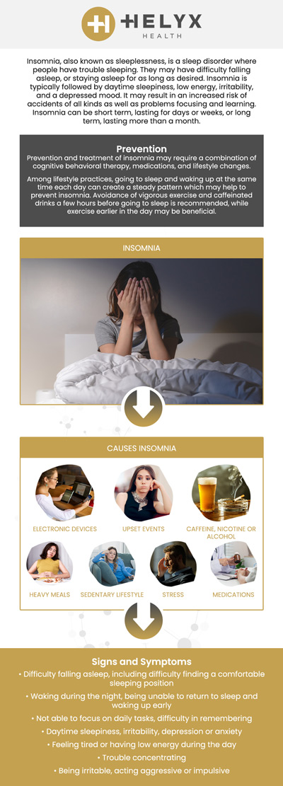 If you're struggling with sleep regularly, you may be dealing with insomnia. Common signs include difficulty falling asleep, and waking up multiple times during the night. You may also experience non-restorative sleep, leaving you feeling tired even after a full night's rest. Reach out to our dedicated Dr. Tony Masri, MD, and his professional team to start your journey toward restorative sleep and improved well-being. For more information, contact us today or schedule an appointment online. We serve patients across the state of California including locations in Palo Alto, Beverly Hills, and San Francisco, CA.