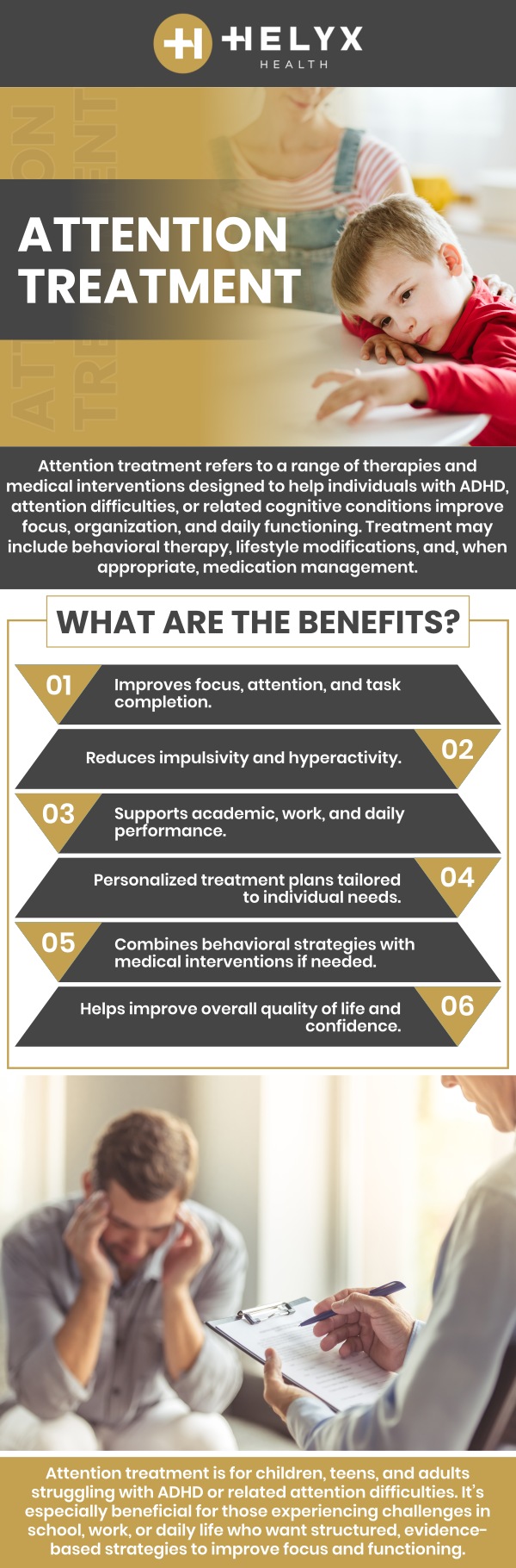 Common questions asked by patients: What conditions cause attention difficulties? How do healthcare providers diagnose attention issues? Can attention treatment help with ADHD? Is attention treatment suitable for adults and children? How does cognitive-behavioral therapy (CBT) improve attention? For more information, contact us or schedule an appointment online. We serve patients across the state of California including locations in San Francisco CA, Palo Alto CA, Beverly Hills CA, Menlo Park CA, Stanford CA, Santa Ana CA, Tustin CA, Oakland CA, Emeryville CA, and surrounding areas.