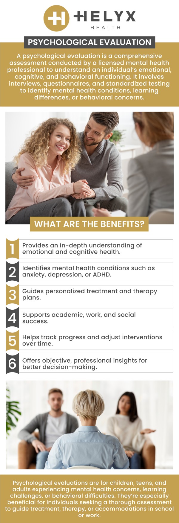 Common questions asked by patients: What is a psychological evaluation, and why is it done? How do psychological evaluations address behavioral concerns? What should I expect during a psychological evaluation? What conditions can be identified through a psychological evaluation? How long does a psychological evaluation typically take? For more information, contact us or schedule an appointment online. We serve patients across the state of California including locations in San Francisco CA, Palo Alto CA, Beverly Hills CA, Menlo Park CA, Stanford CA, Santa Ana CA, Tustin CA, Oakland CA, Emeryville CA, and surrounding areas.